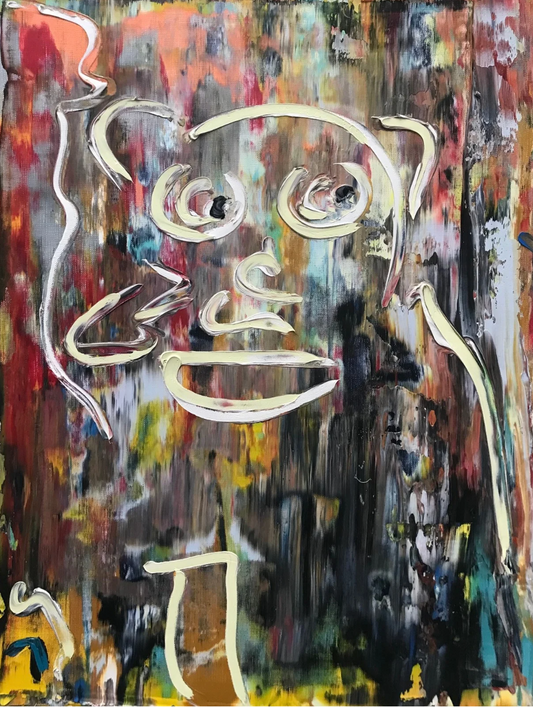 Thinker paper 46X36 cm
