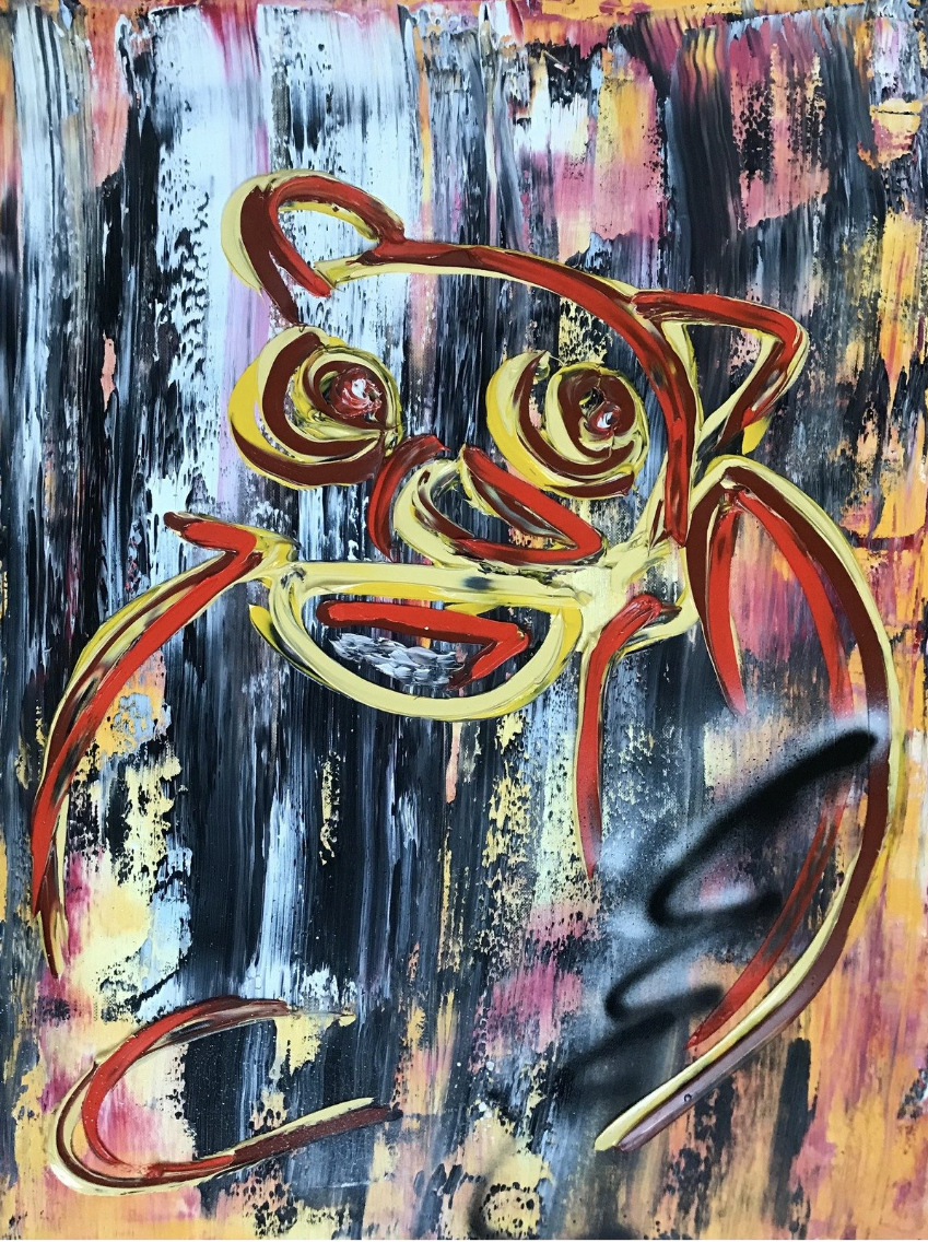 Burn 46x36 cm
