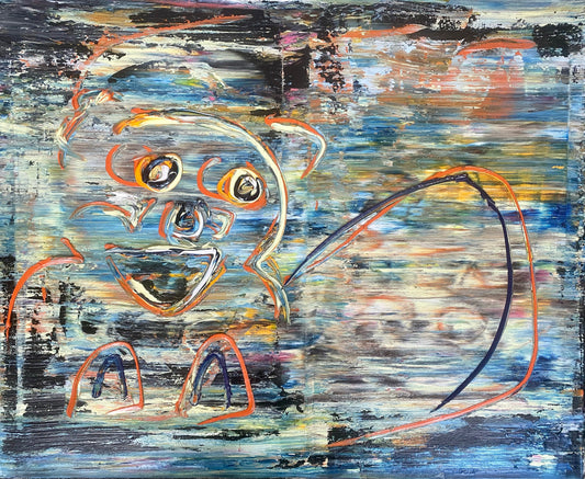 Mud footprint 50X61 cm