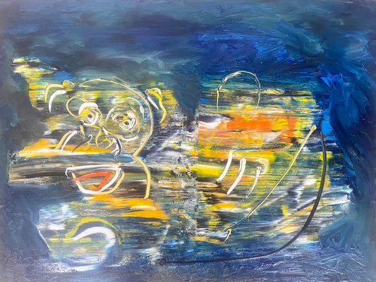 Planet 60x80 cm